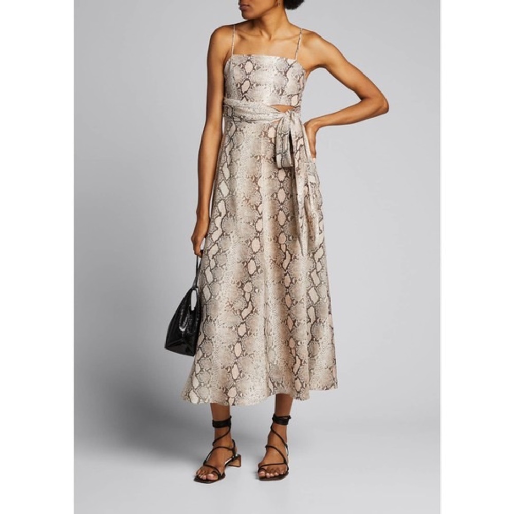 NWT ZIMMERMANN 🐍 print dress retail: $640+ - Picture 1 of 14